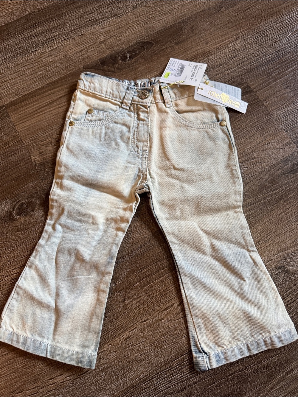Roberto Cavalli Toddler Stonewash Flare Jeans